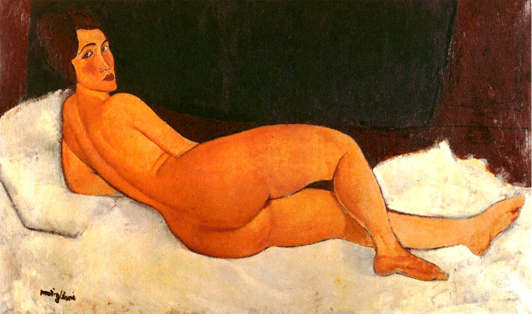 Nude, Looking Over Her Right Shoulder